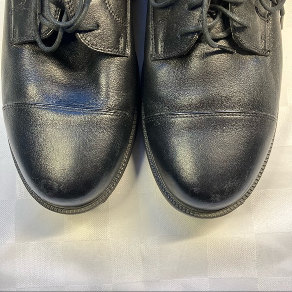 Z-COIL Back Pain Relief Coil Comfort Orthotic Therapeutic Black Dress Shoes, 12 - Picture 2 of 13